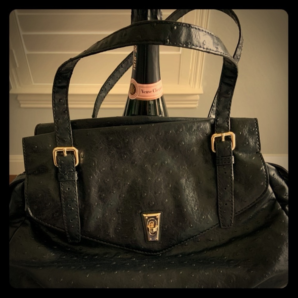 Marc by Marc Jacobs Ozzie Ostrich Embossed Satchel